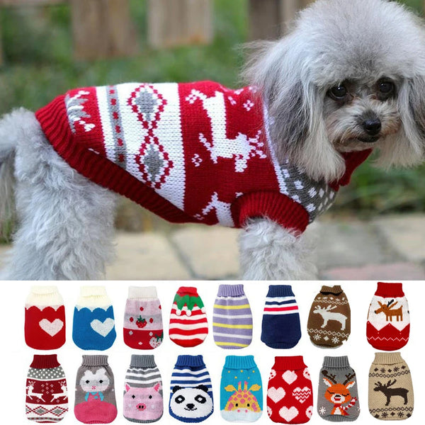 Sweater Pullover Pet Clothing Christmas