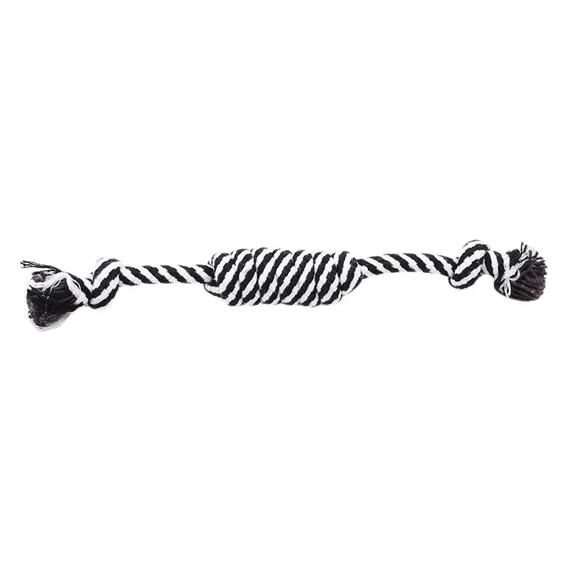 Durable Braided Bone Rope Chewing Colorful Cotton Knot Toys For Puppy - Pet Wonders