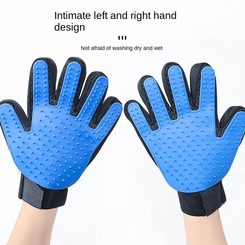 Hair Remover Deshedding Cleaning Massage Gloves For Pets - Pet Wonders