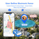 GP30 Pet Tracker Dog Cat Tracker Smart Light Sound Search Lost Finder Waterproof Tracking Device for Pets with Free Trial - Pet Wonders