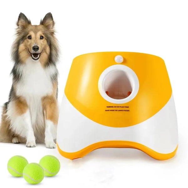 Dog Tennis Automatic Launcher For Pets  To Chase Toy - Pet Wonders