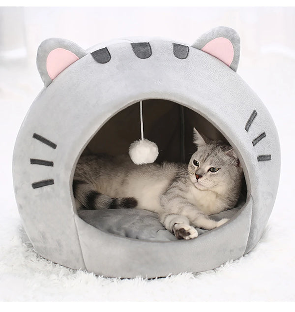 Super Warm With Cave Cushion For Cats - Pet Wonders