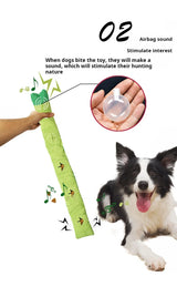 Dog Puzzle Feeder Interactive Indestructible Plush Sound Squeak Puppy Toys - Pet Wonders