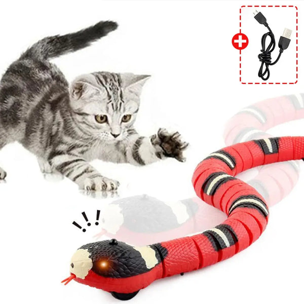 Smart Sensing Cat Toys Interactive Automatic Electronic Snake Cat Teaser Toy - Pet Wonders