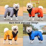 Winter Warm Thick Dog Jacket Waterproof