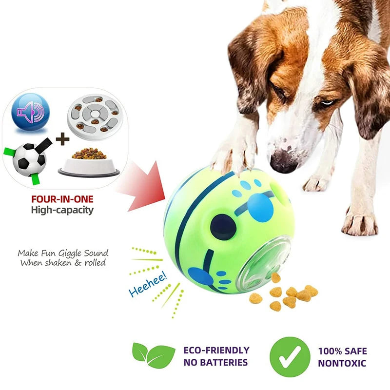 Interactive Food Dispensing Treat Pet Giggle Ball - Pet Wonders