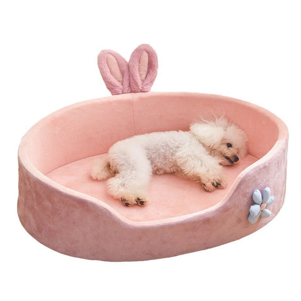 Detachable Washable Dog Sleeping Bed Soft, Comfortable & Warm Four Seasons