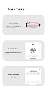 Waterproof Mini Dog Gps Animal Tracking Movement Alert Collars Anti Lost Tracker For Cats And Puppies Remote Global Locator - Pet Wonders