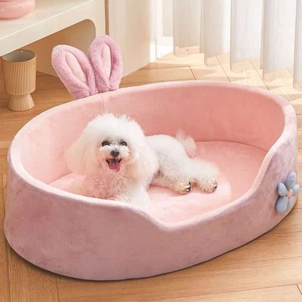 Detachable Washable Dog Sleeping Bed Soft, Comfortable & Warm Four Seasons - Pet Wonders