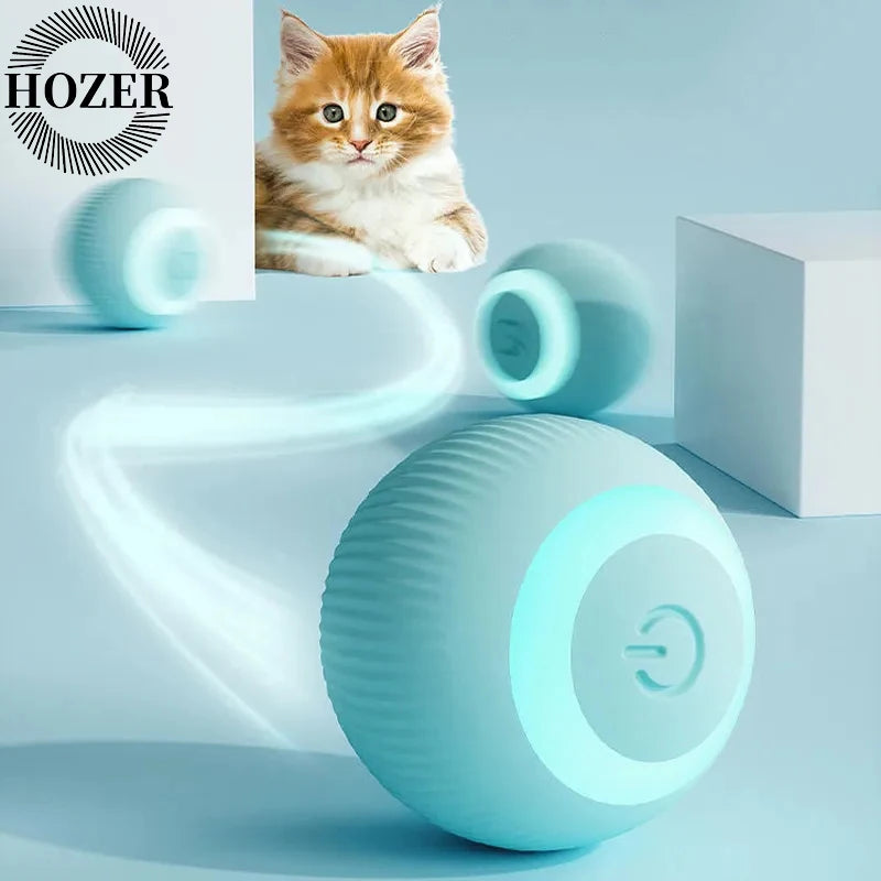 Smart Indoor Automatic Rolling Magic Ball Electronic Interactive Cat Toy - Pet Wonders