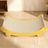 Wooden Scratching & Detachable Wear-resistant Pads Multifunction Cats Sleeping Bed - Pet Wonders