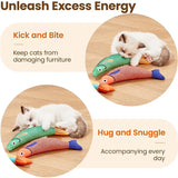 3D Simulation Fish Goldfish Interactive Sounding Cat Chew Bite Plush Toys - Pet Wonders