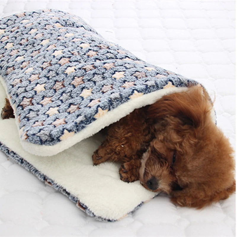 Soft dog winter bed