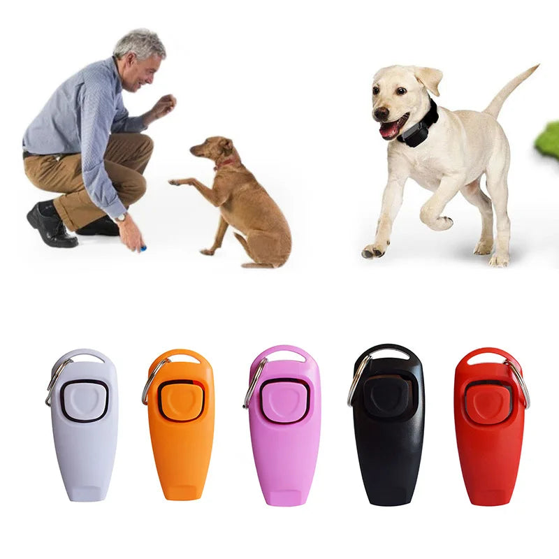 2 In 1 Pet Dog Clicker Training Whistle