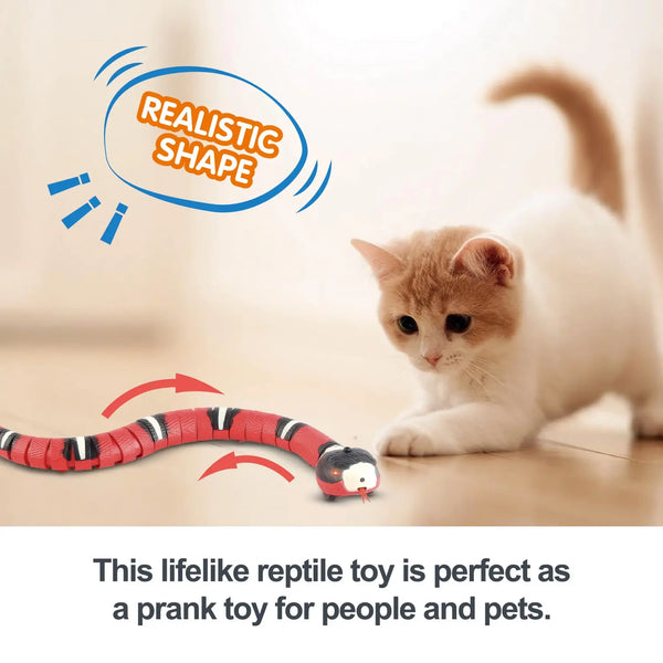 Smart Sensing Cat Toys Interactive Automatic Electronic Snake Cat Teaser Toy - Pet Wonders