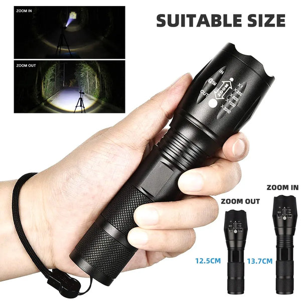 High Power Led Flashlights Torch Dog Walk