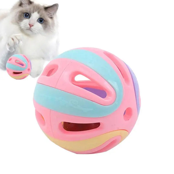 Pounce Jingle Large Hollow Cat Interactive Kitten Chasing Toys For Cats - Pet Wonders