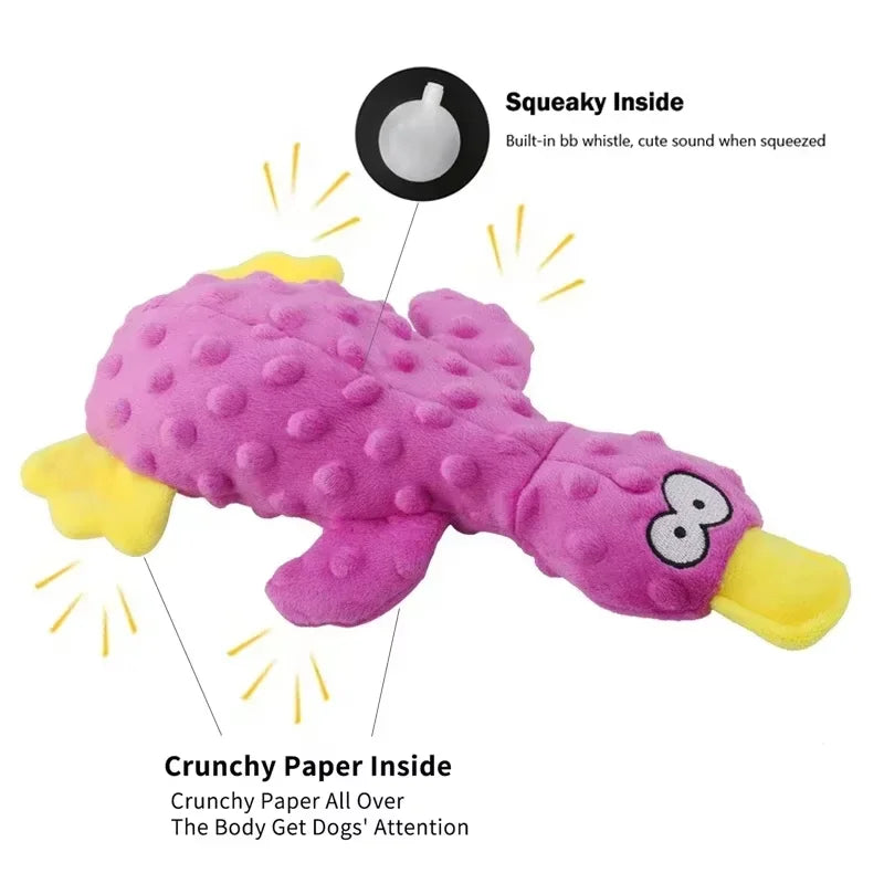 Plush Sound Squeaky Interactive Stuffed Bite Chewing Rattle Pet Supplies - Pet Wonders