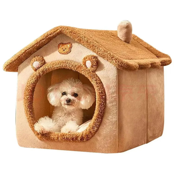 Foldable, Removable & Washable Cat House Puppy Cave Sofa For Pets - Pet Wonders